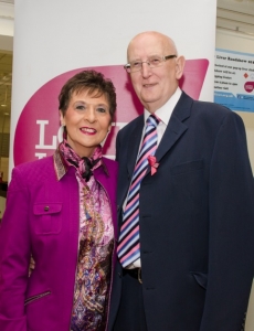 Founder Kay Duffy with Gordon who was instrumental in bringing LYL to Belfast