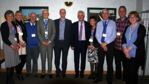 The committee for 2015-2016 with Professor Heaton and Dr Cash