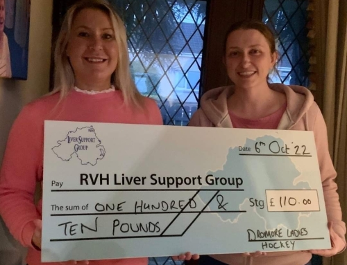 Dromore  Ladies Hockey raises funds for the Liver Support Group