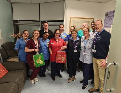 Santa came to Ward 6D